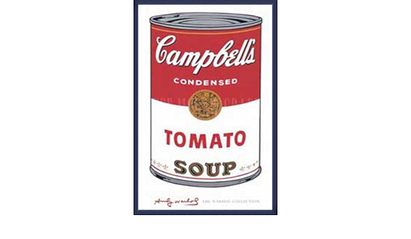 Amazon | ポスター アンディ ウォーホル キャンベルスープ缶 I(Tomato